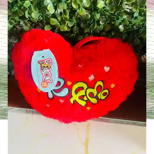 Corazon peluche