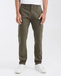 Pantalón Colors Masculino Verde Selvoso Talla 32 Chevignon