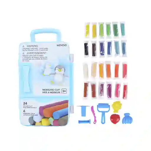 Plastilina Colores Azul Miniso