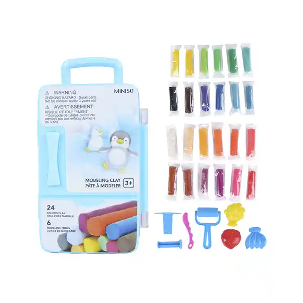 Plastilina Colores Azul Miniso