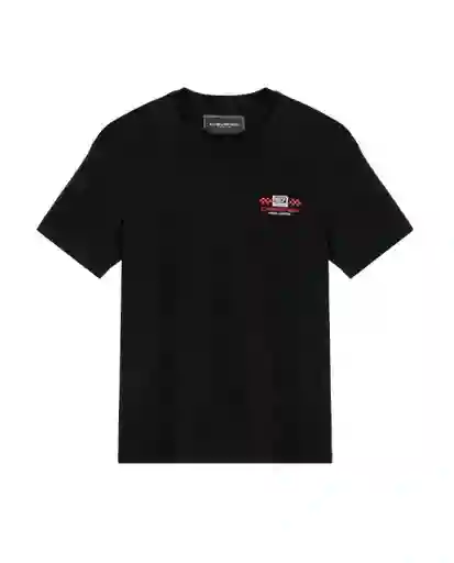 Camiseta Small Graphic Masculino Negro Sombrio Talla M Chevignon