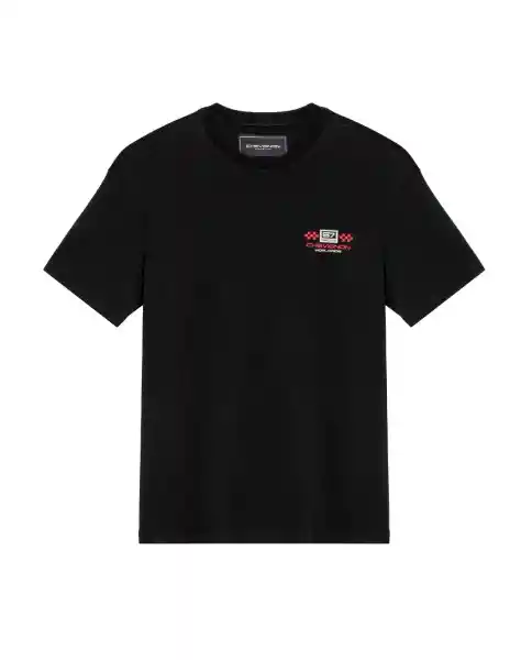 Camiseta Small Graphic Masculino Negro Sombrio Talla M Chevignon
