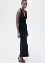 Vestido Moiso Navy Talla XS Mujer Mango