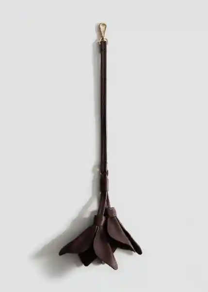 Llavero P Lirio Chocolate Talla 99 Mujer Mango