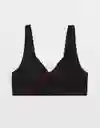 Bralette Aerie Negro Talla MEDIUM 3785073 American Eagle