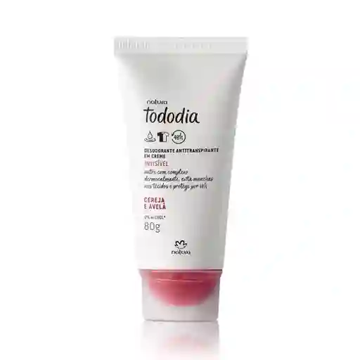Desodorante Antitranspirante en Crema Cereza y Avellana Tododia