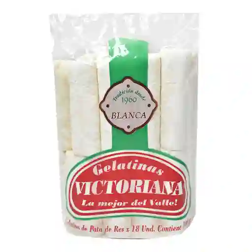 Gelatina Blanca Victoriana X18 Unds