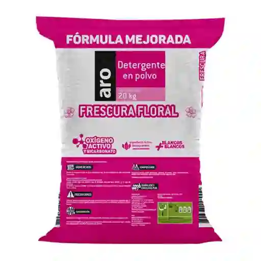 Aro Detergente Polvo Floral