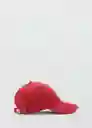 Gorra Minili Rojo Talla 99 Mujer Mango