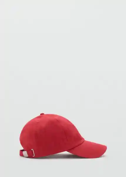 Gorra Minili Rojo Talla 99 Mujer Mango