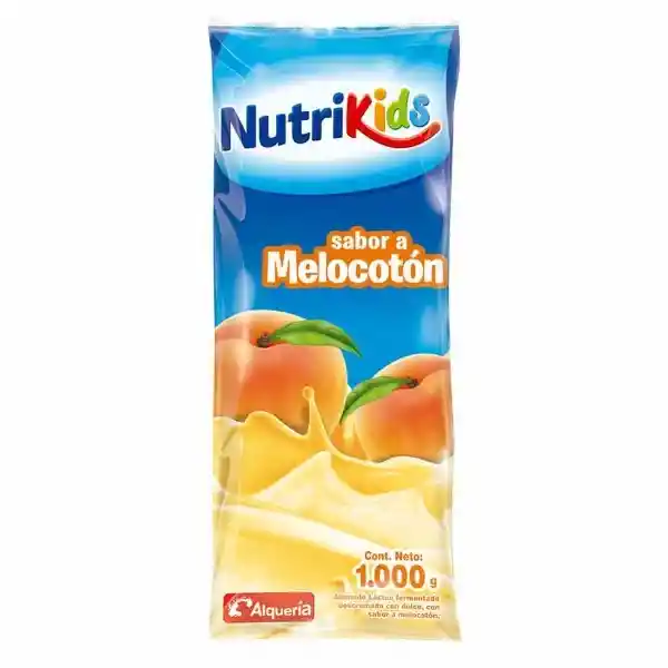 Alquería Alimento Lácteo Nutrikids Melocotón