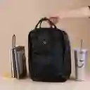 Maleta Escolar Rectangular Con Asa Negro Serie Miniso