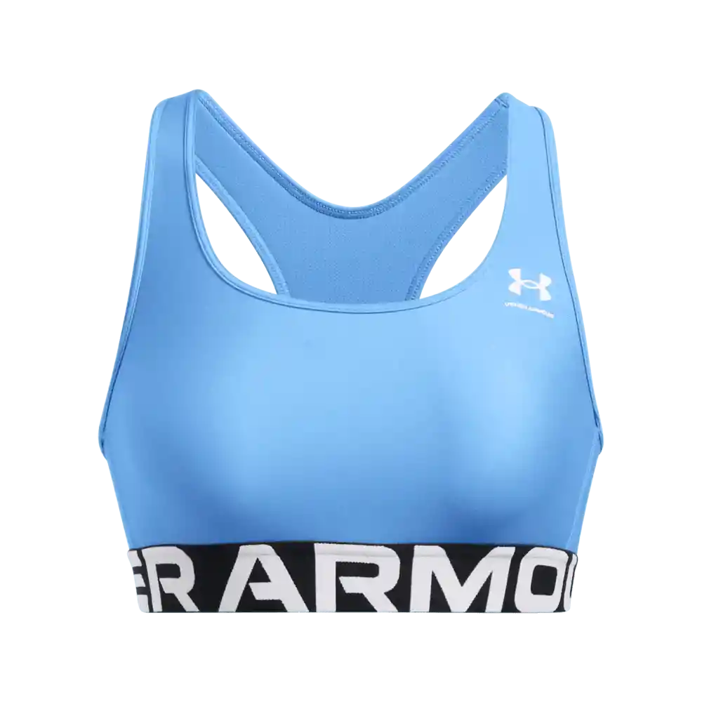 Under Armour Crop hg Authentics Mid Branded Mujer Azul LG