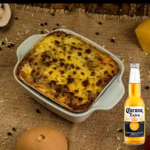 Combo Lasagna la Madre + Corona 330 ml