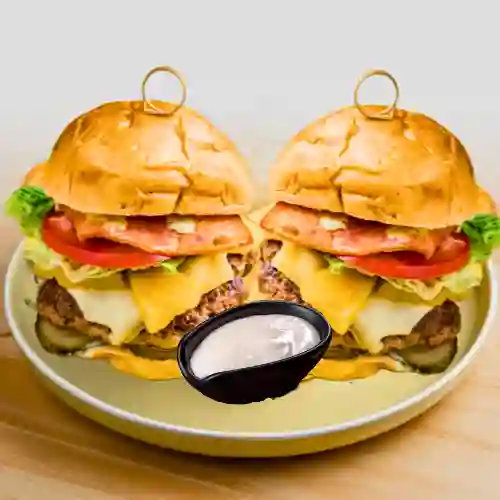 2 Hamburguesas Anima Sola + Salsa Casera