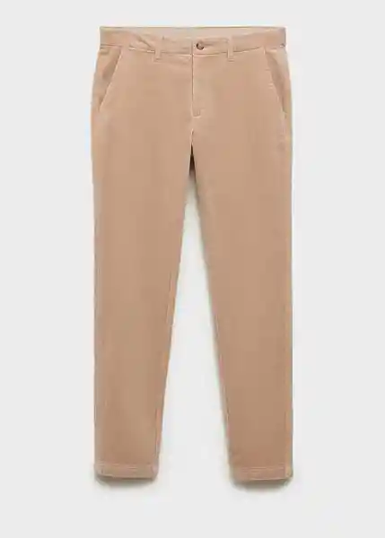 Pantalón Berdam Beige Talla 40 Hombre Mango