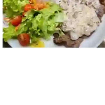 Churrasco Marinero (bañado en Camarones)