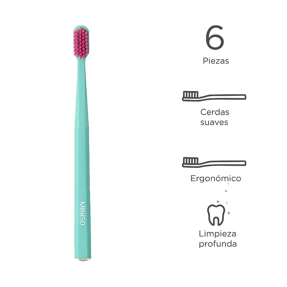 Set Cepillo Dental Colorido Miniso