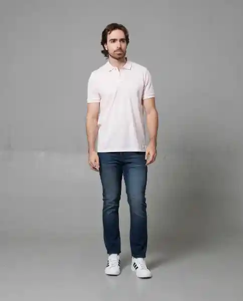 Camiseta Polo Hombre Rosa XL 190G101_ROS131904 Rifle