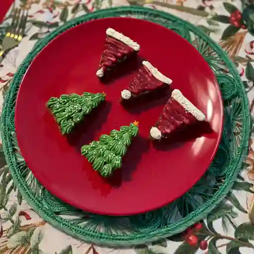 Triángulos navideños