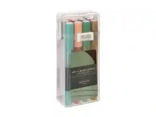 Set Marcadores Acrilico Colores Casaideas