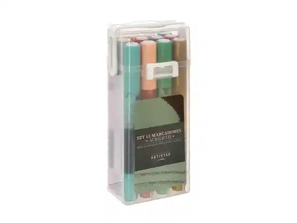 Set Marcadores Acrilico Colores Casaideas