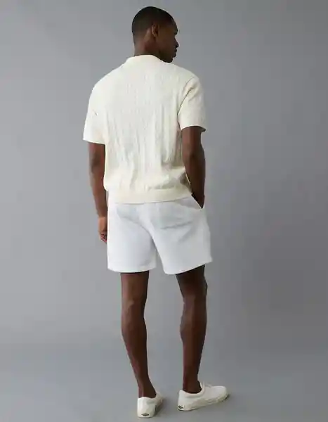 Suéter Tejido Hombre Blanco Talla SMALL 2086106 American Eagle