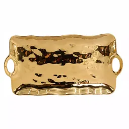 Expressions Bandeja Navideña Gold Christmas 34 x 19.5 cm