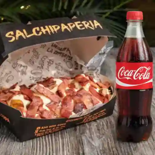 Combo la quesuda + coca litro 1/2