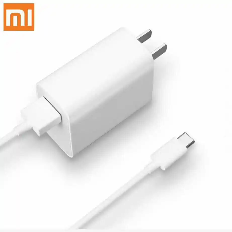 Xiaomi Cargador De Pared Carga Rapida 27w Conector Tipo C