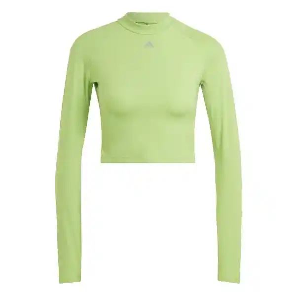 Adidas Camiseta Hiit Hr ls T Para Mujer Verde Talla L