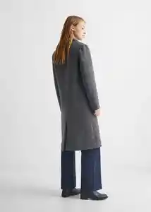 Abrigo Dune Gris Talla 21 Teen Niñas Mango