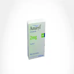 Amaryl Sanofi Aventis 2 Mg 15 Comprimidos 3 + Pae