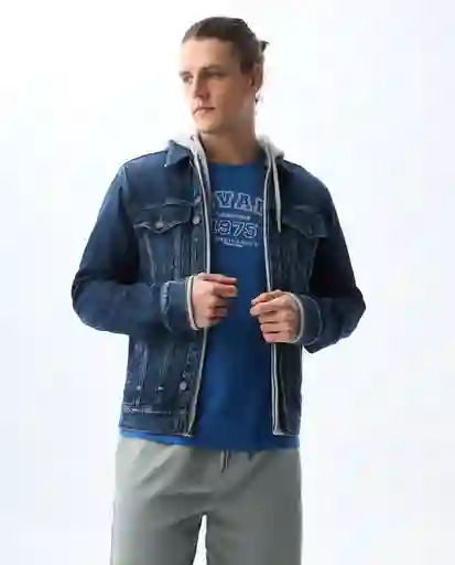 Chaqueta Hombre Azul Talla M 521G001_AZU174429 Americanino