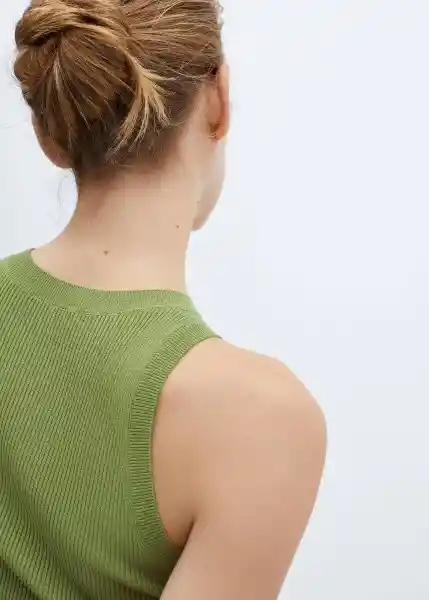 Top Karl Verde Talla S Mujer Mango
