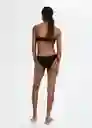 Top Bikini Pami Negro Talla L Mujer Mango