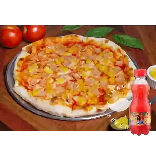 Combo Pizza Hawaiana + Jugo Hit Mango 350 ml