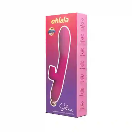 Vibrador Doble Selina Fucsia