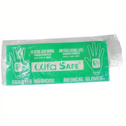 Alfa Safe Guantes Medicos N° 6 1/2