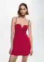 Vestido Tina Fucsia Talla Xs Mujer Mango