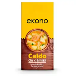 Caldo de Gallina 8 Cubos Ekono