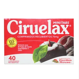 Ciruelax Laxante Natural en Comprimidos Recubiertos
