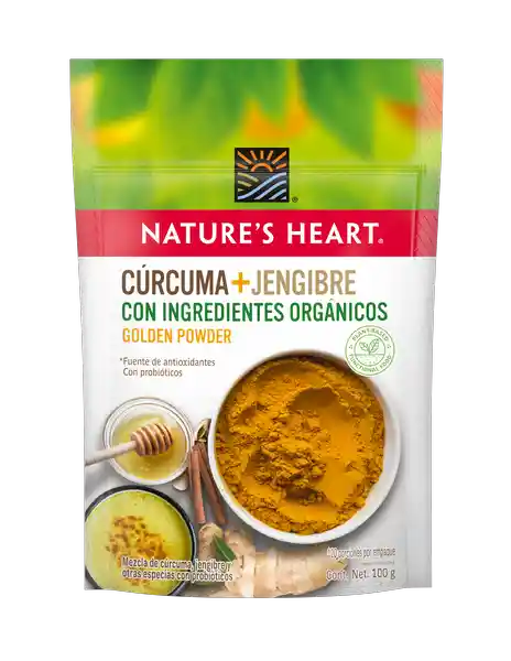 Mezcla de Cúrcuma y Jengibre NATURES HEART 100 gr