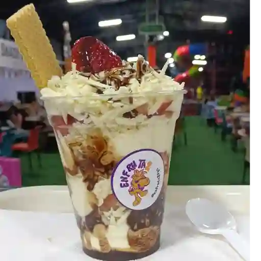 Fresas con crema tradicional