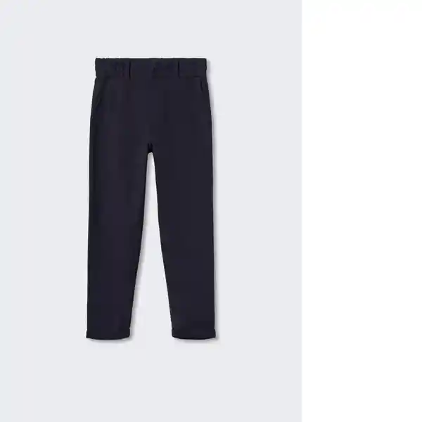 Pantalón Alanis Navy Talla 05 Niños Mango