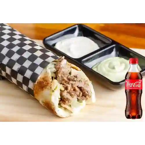 Combo Shawarma Sencillo + Coca-Cola Original 400 ml