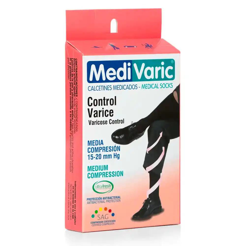 Garlic Media De Compresión Masculina Control Varice