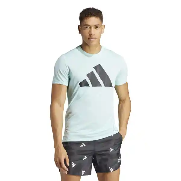 Adidas Camiseta Bos Tee Para Hombre Azul Talla L