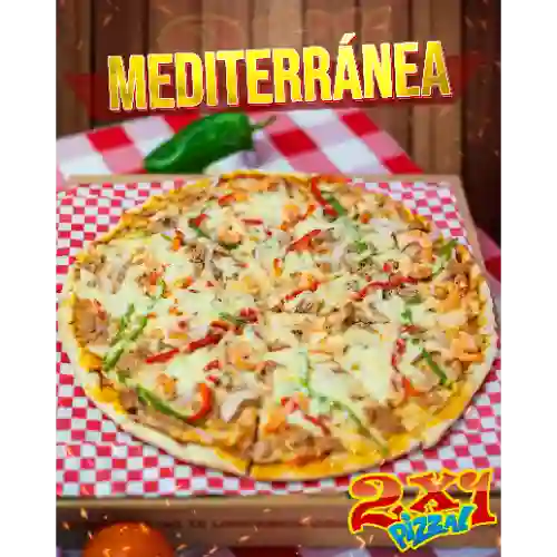2X1 Pizza 38Cm Mediterránea