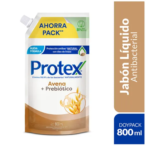 Protex Jabón Líquido Manos Avena 800 mL
